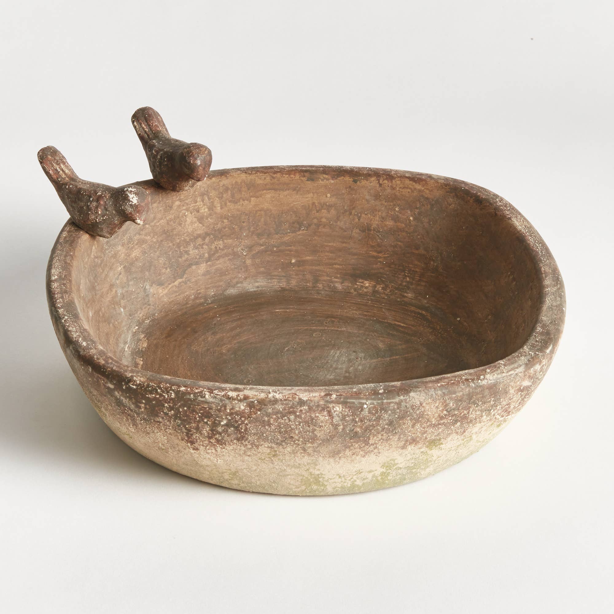 Weathered Garden Square Bird Tray - Image 3