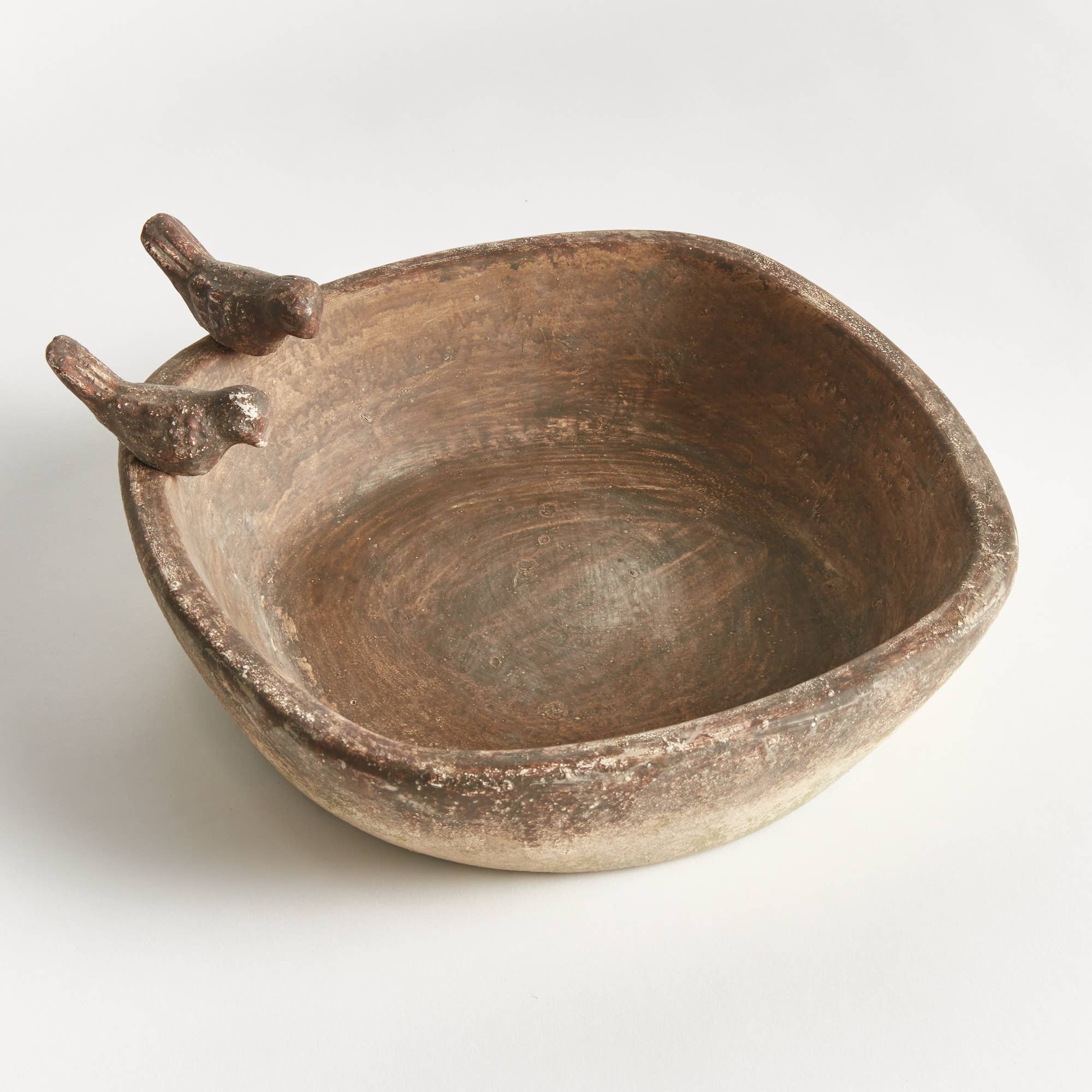 Weathered Garden Square Bird Tray - Image 4