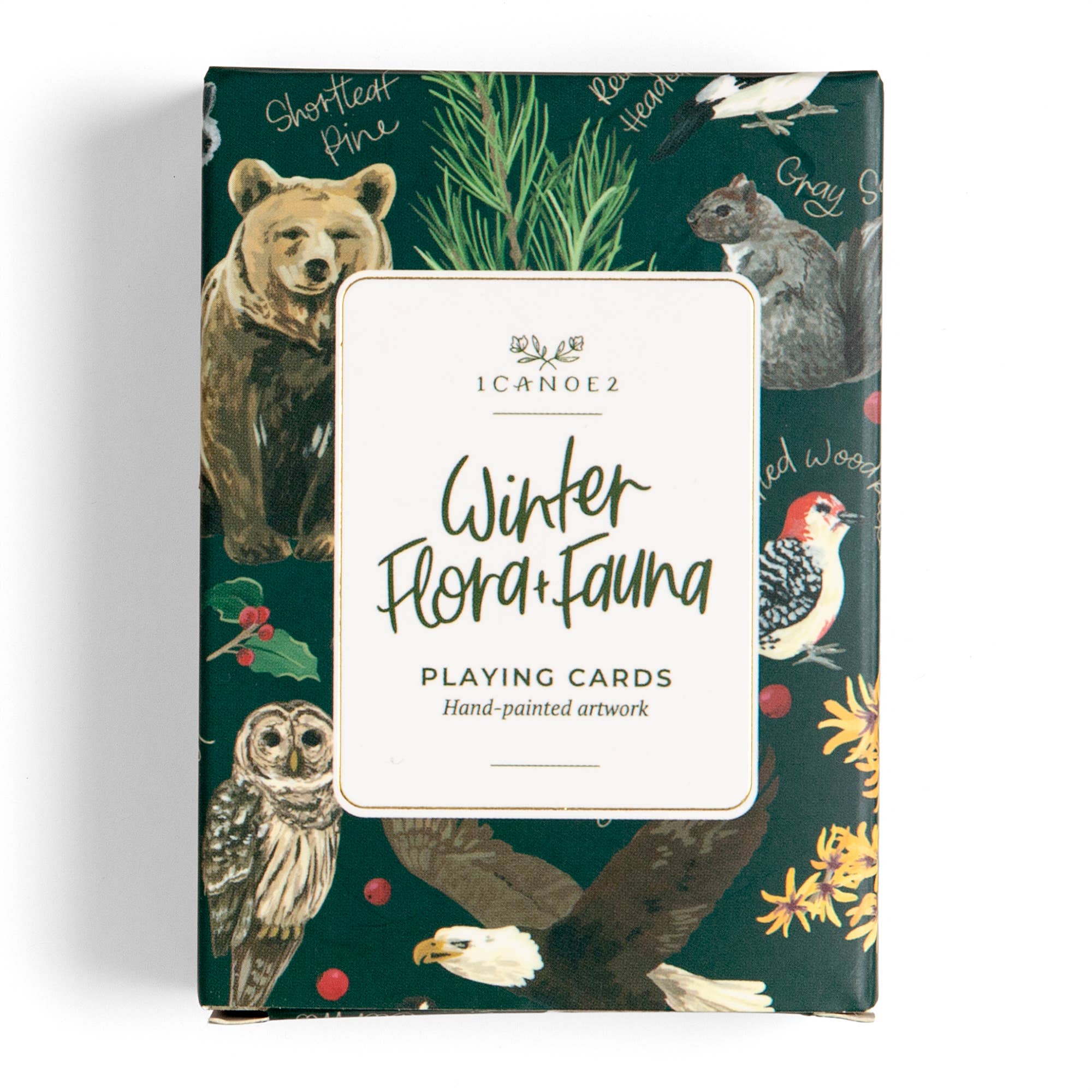 Winter Flora & Fauna Deck of Playing Card - Image 2