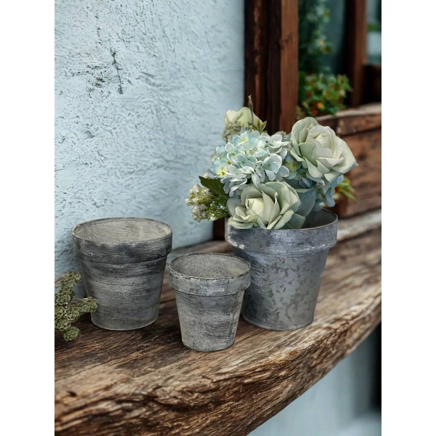 Zinc Flower Pot - Image 3